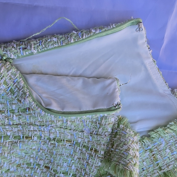 House of Harlow 1960 Mint Tweed Dress Sz M - Picture 8 of 8